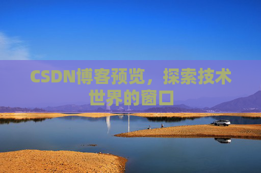 CSDN博客预览，探索技术世界的窗口